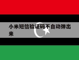 小米短信验证码不自动弹出来