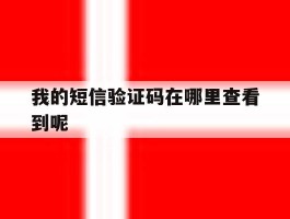 我的短信验证码在哪里查看到呢