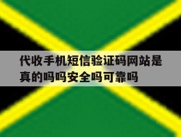 代收手机短信验证码网站是真的吗吗安全吗可靠吗的简单介绍