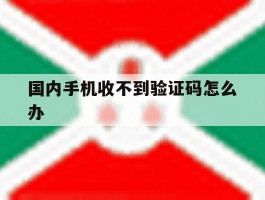 关于国内手机收不到验证码怎么办的信息