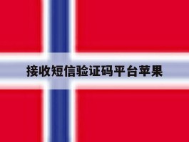 接收短信验证码平台苹果