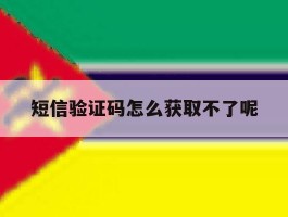 短信验证码怎么获取不了呢