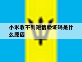 小米收不到短信验证码是什么原因