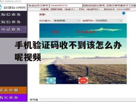 手机验证码收不到该怎么办呢视频