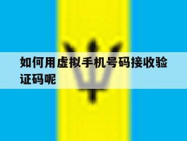 如何用虚拟手机号码接收验证码呢