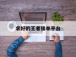 求好的王者接单平台