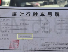 临时号牌多久能上牌照啊多少钱